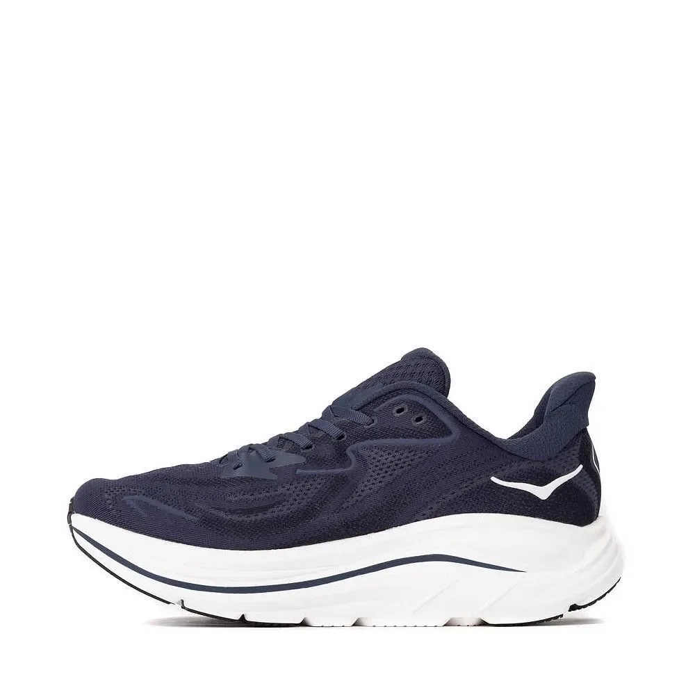 NIB Hoka One Men's Clifton 10 Running Athletic Sneakers NAVY BLUE NWOB 10 D